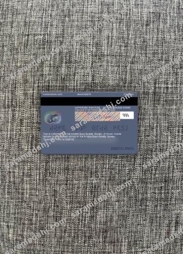 Guinea Access Bank Guinée mastercard photolook back